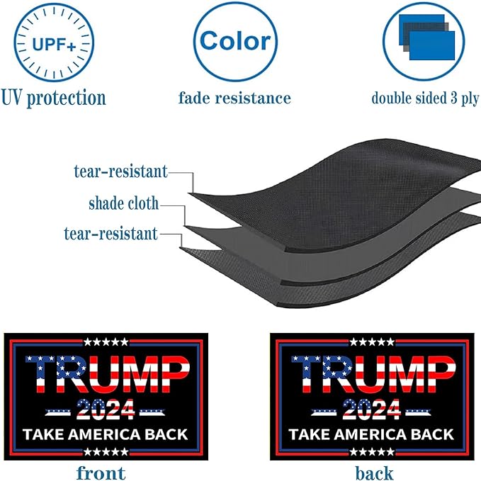 Trump 2024 Flag - Take America Back - 3x5 USA Heavy Duty