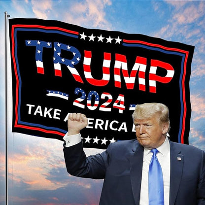 Trump 2024 Flag - Take America Back - 3x5 USA Heavy Duty