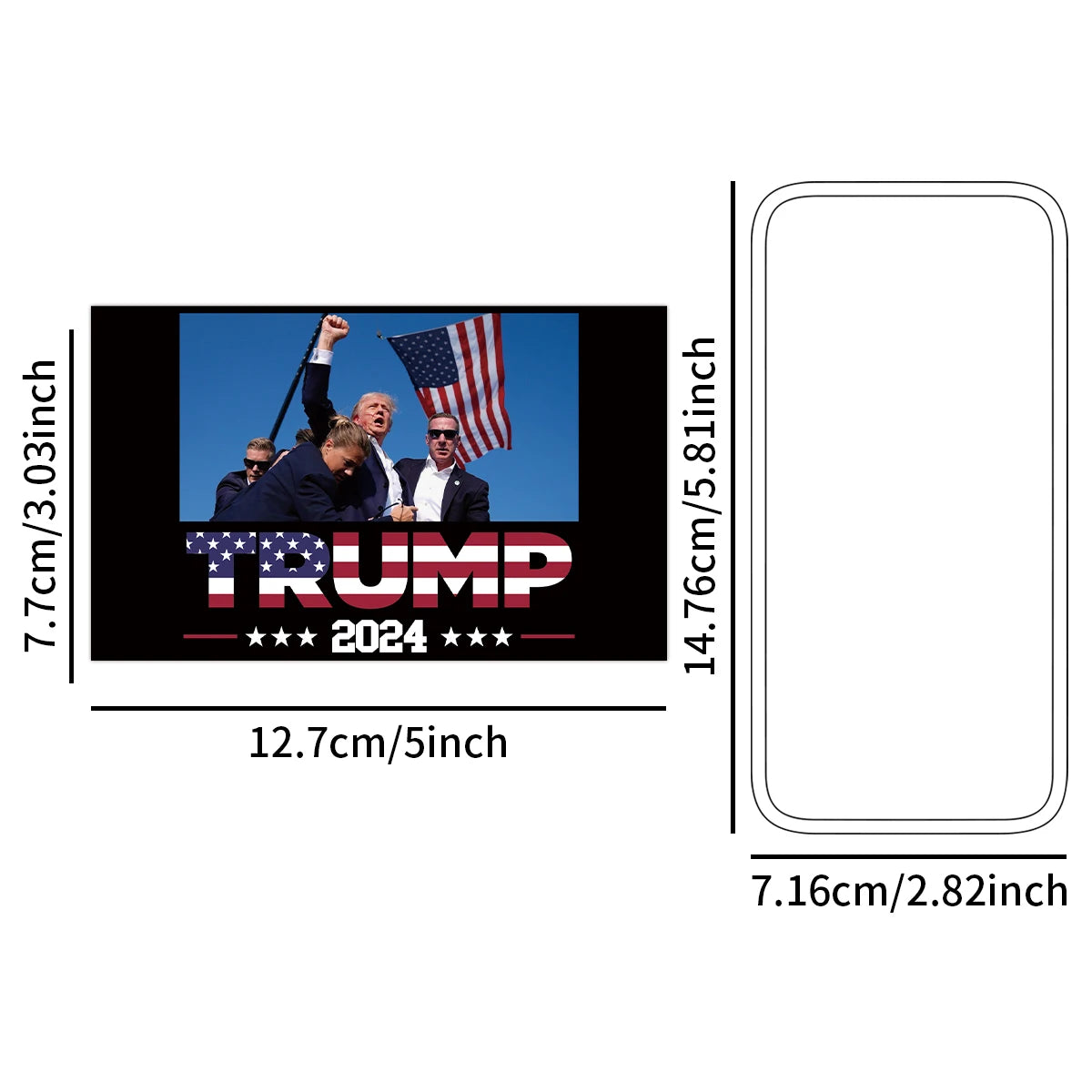 Trump Sticker (10 Quantity)